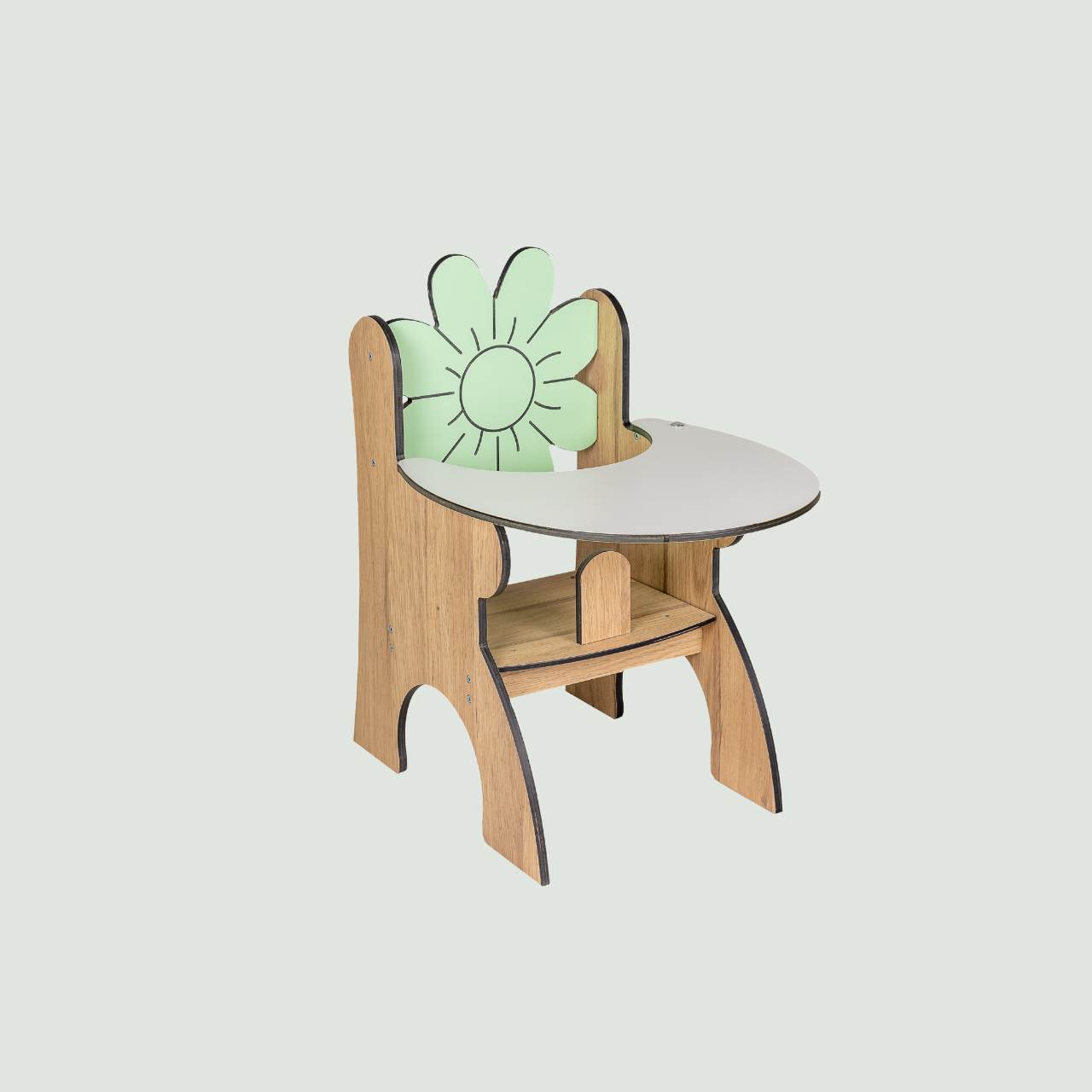 Chaise Tablette Fleur