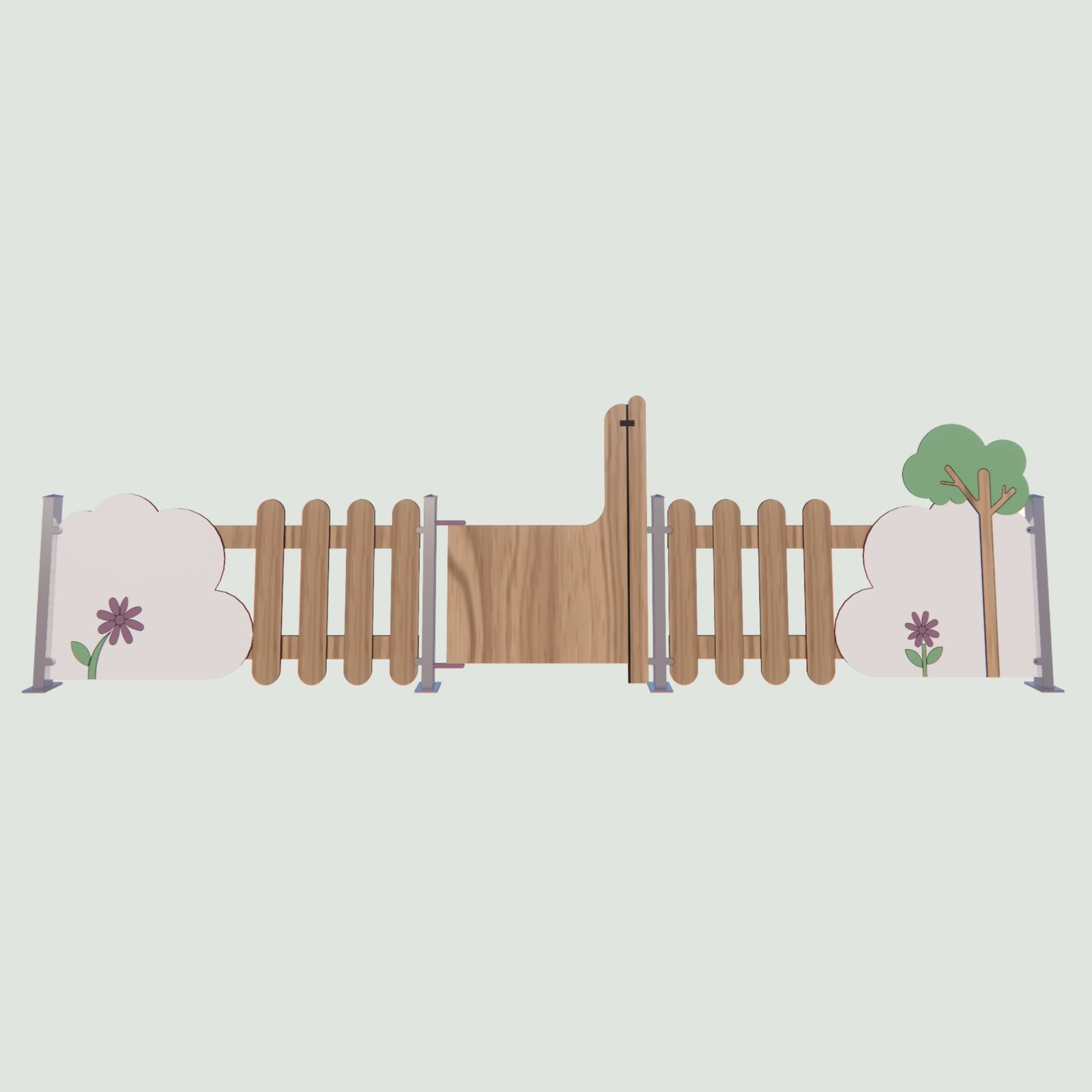 Clôture avec ou sans portillon