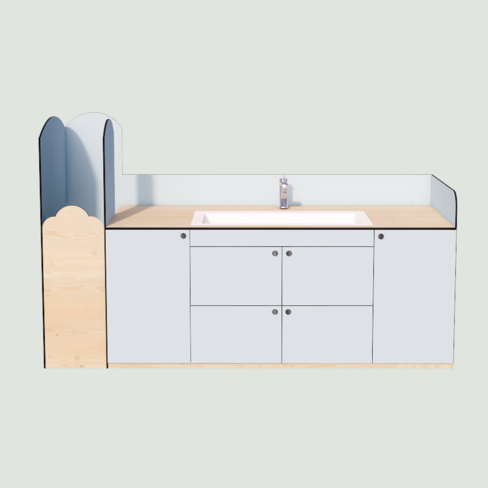 Change double avec escalier fixe